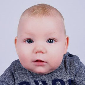 newbornshoot met wakkere baby