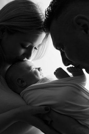 newborn fotografie met ouders