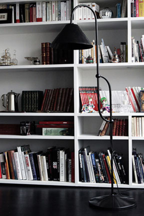  Rénovation complète d'un appartement triplex à paris. Bibliothèque sur-mesure.