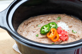Slow Cooker Refried Beans Recipe