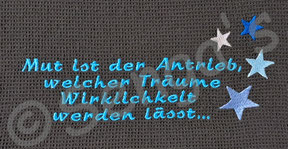Stickerei Handtuch