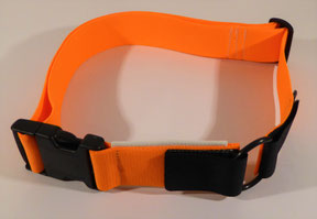 Stretchhalsband neon-orange