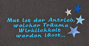 Stickerei Handtuch
