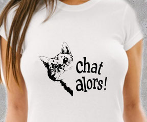 teeshirt femme chat