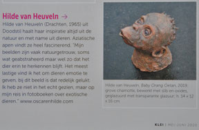 Beeld in KLEI Keramiek Magazine