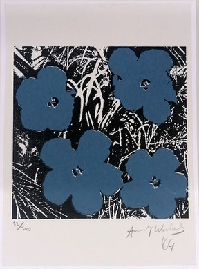 Andy Warhol, Flowers, 1964, screenprint on paper, 30,2 x 21,1 cm, Edition 32/300, factory print