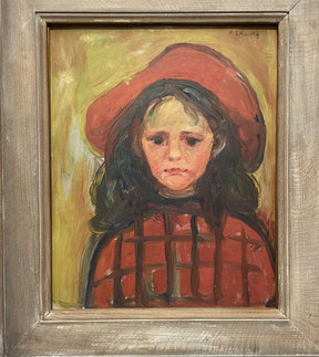 Mädchen mit rotem Kleid und roter Mütze, Munch, Edvard