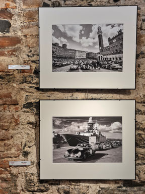 IMMAGINA 2025  Due fotografie dedicate alla 1000 Miglia, Siena e La Spezia.