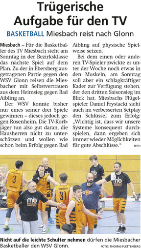 Artikel im Miesbacher Merkur am 12. Februar 2022 - Zum Vergrößern klicken