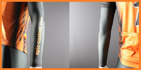 Low Cost Custom Printed Cycle Arm Warmers