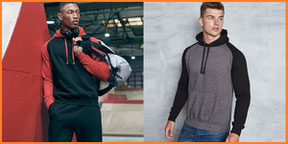 Custom Branded Baseball Style Hoodies