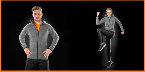 Microfleece Insulated Sports Zoodies - Custom Branded