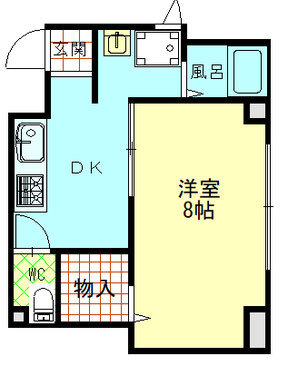 オレンジマンション　 タイプ１　間取図