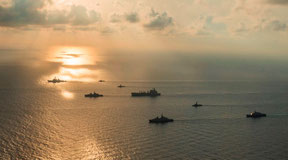 navy ships on China South Sea plan to dominate Philippines and Taiwan 