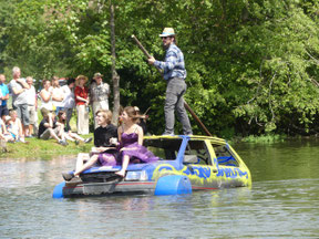 Grenzwertig, aber er schwimmt