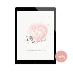 View wallpaper artwork on tablet PC by Kamikatzedesign Berlin