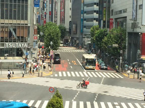 渋谷のスクランブル交差点
