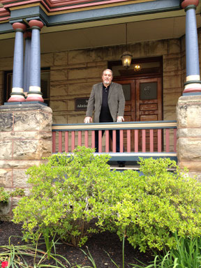Best Selling Author Jim Douglas at the Happer house