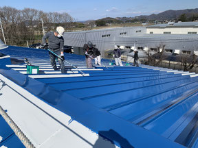 屋根塗装工事　坂本塗装