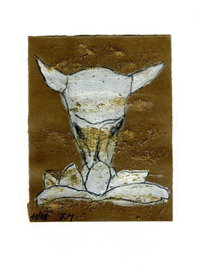 opera originale firmata di Teresa Maresca a tecnica mista