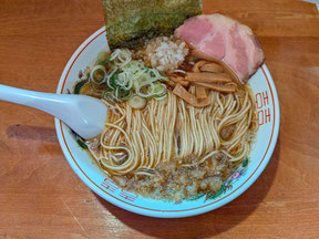 濃口揚げ背脂中華蕎麦（醬油）