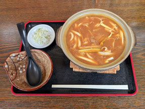カレー鍋焼きうどん