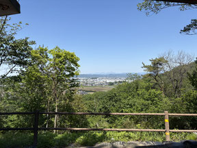 わんぱく広場から見る景色