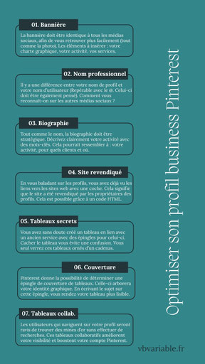 Un profil business Pinterest peut être visible sur les autres moteurs de recherche à condition qu'il soit optimisé avec le référencement SEO.