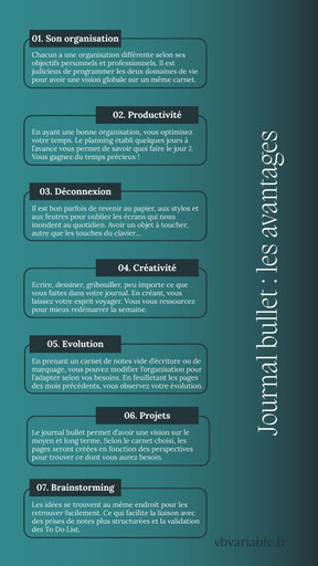Traditionnellement, le journal bullet est réservé pour une organisation privée. Mais il est un atout pour gérer son activité professionnelle. Voici les sept avantages.