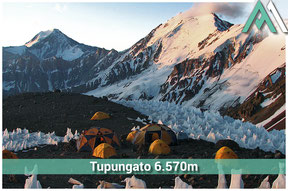 Tupungato 6.570m Expedition Gipfel der Herausforderung, ein majestätischer Berg in den Anden mit AMICAL ALPIN
