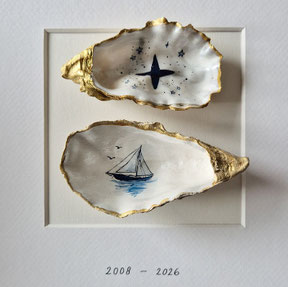 relatie geschenk van bedrijf logo op oester