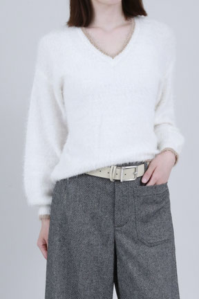 FOSSI(フォッシィ)3-22A33E セーター40サイズ ナイロン78%モヘア11%毛11% ¥22,000(税込)➡SALE¥13,200(税込)