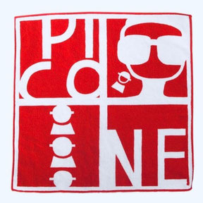 PICONE　ハンドタオル　綿100％　￥1,100（税込）　size：24.5cm×24.5cm