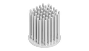 Fischer Elektronik  ICK S R 45 x 45  Ø 45 x 45 mm, 丸形 ピンヒートシンク