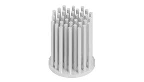 Fischer Elektronik  ICK S R 40 x 50  Ø 40 x 50 mm, 丸形 ピンヒートシンク
