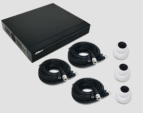 HDCVI, Videoüberwachungsset, 2MP, FullHD, Mini Dome, Innenkamera, Dahua, 4-Kanal DVR, Digitalvideorekorder, günstig, über SafeTech lieferbar