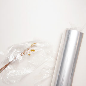 Folien Rollen, transparent , Blumenfolie, lebensmittelecht