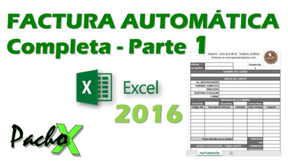 Factura automatica en Microsoft Excel