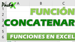 Función CONCATENAR en Excel