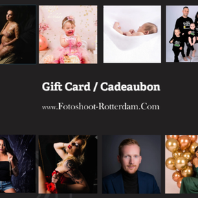 cadeaubon voor newbornshoot