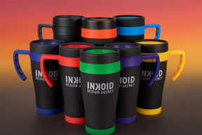 Epic Noir Custom Branded Travel Mugs