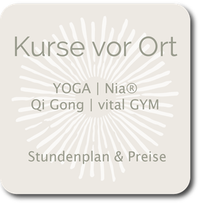 Kurse vor Ort in Liestal. Für Nia und Fitness.