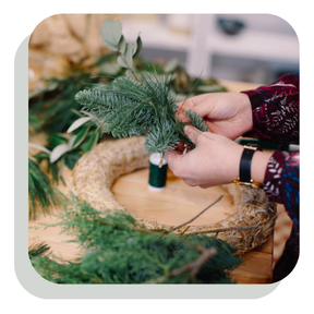Couronne de Noël DIY