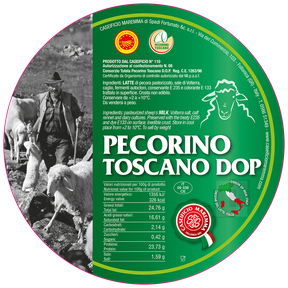 maremma pecora formaggio pecorino caseificio toscano toscana spadi follonica etichetta italiano origine latte italia DOP dop  