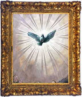 Rosendraht Rosendraht.de Schmuck Schmuckmanufaktur gesegnet Segen Jesus Maria Gott Heiliger Geist Trinität Glauben spirituell Rosenkranz Gebetskette Talisman Taube Erleuchtung