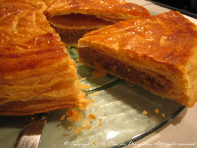 Galette feuilletée aux saveurs pain d'épices