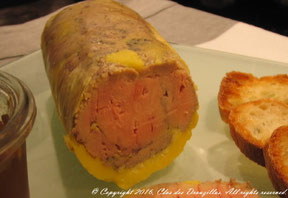 Foie gras de canard à la Cartagène cuit à la vapeur