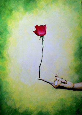 "Merci Beaucoup", 2012,  acrylic on canvas, 50x70 cm