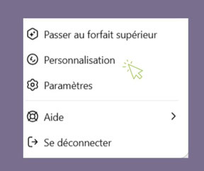 Où trouver les instructions personnalisées personnalisation dans IA ChatGPT 