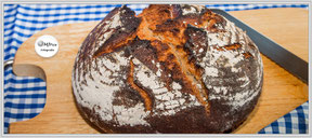 Zum Rezept für ein rustikales Bauernbrot